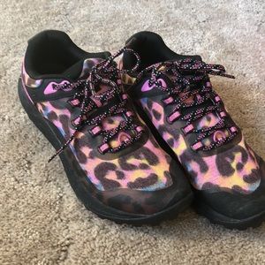Merrell Trail shoes Pink Leopard